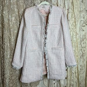 VENUS women’s pink white blazer jacket size 8